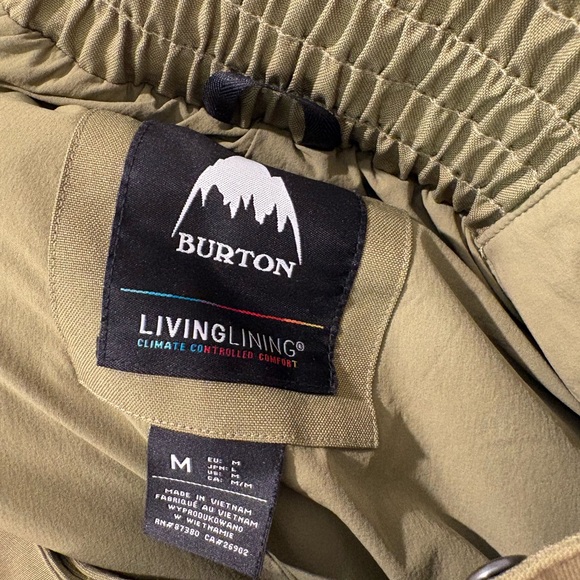 Burton Avalon Olive Ski Bib - Picture 7 of 7